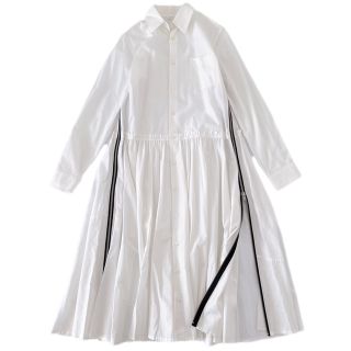 コムデギャルソン(COMME des GARCONS)のTAO COMME des GARCONS サイドジップシャツワンピース SS(ロングワンピース/マキシワンピース)