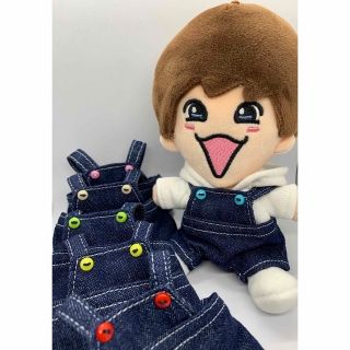 ナニワダンシ(なにわ男子)のちびぬい服　オーダーページ　パーカー＆デニムオーバーオールセット　なにわ男子(その他)