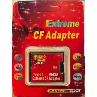 マイクロSDカード⇒CFカード 変換アダプタ Micro 16gb 32gb (その他)