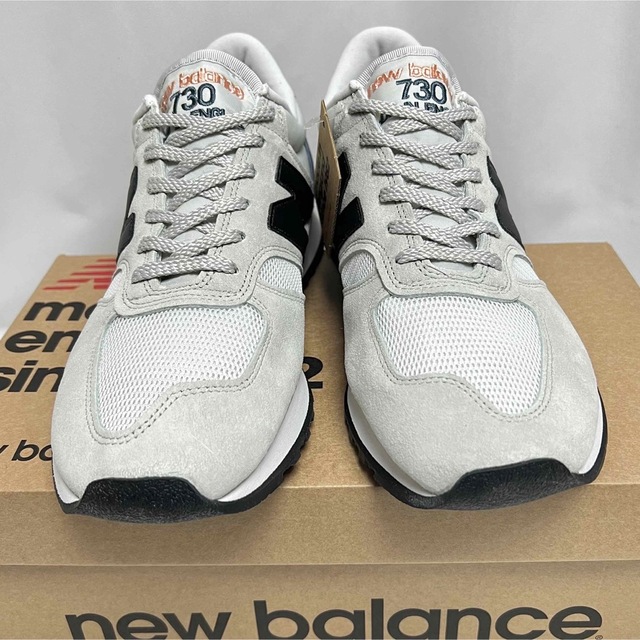 25.5cm 新品 ニューバランス 英国製 730 NEWBALANCE グレー