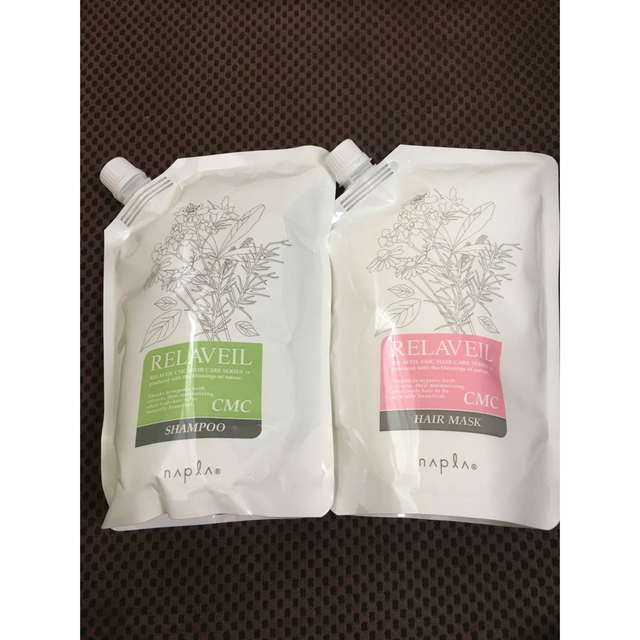 NAPUR(ナプラ)のナプラ リラベールCMCシャンプーヘアマスク 詰め替え2本セット コスメ/美容のヘアケア/スタイリング(シャンプー/コンディショナーセット)の商品写真