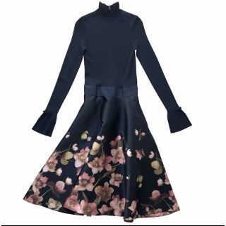 テッドベイカー(TED BAKER)のTed Baker サイズ　0 紺色(ロングワンピース/マキシワンピース)