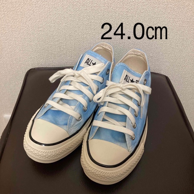 ALL STAR（CONVERSE）(オールスター)のコンバースオールスター　タイダイ　ブルー24.0㎝ レディースの靴/シューズ(スニーカー)の商品写真