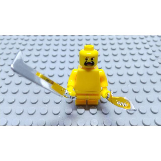 片手剣　LEGO互換　レゴ武器　シルバー　インテリア　こどもの日　モンハン エンタメ/ホビーのフィギュア(ミリタリー)の商品写真