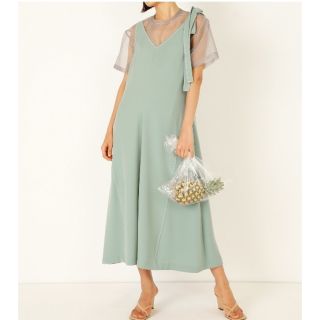 ルシェルブルー(LE CIEL BLEU)の半額❤️新品タグ付❤️ルシェルブルー Bow Knot Dress(ひざ丈ワンピース)