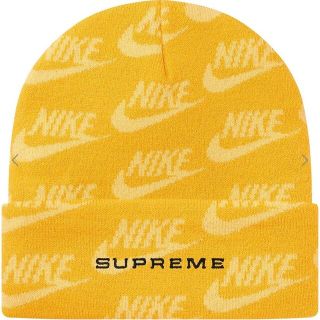 シュプリーム(Supreme)のSupreme Nike Jacquard Logos Beanie ニット帽(ニット帽/ビーニー)