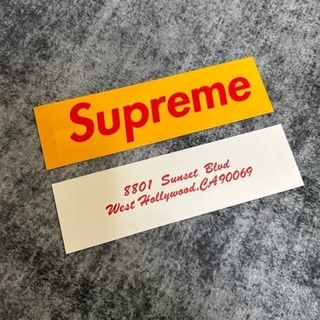 Supreme - supreme LA West Hollywood Box Logo ステッカー