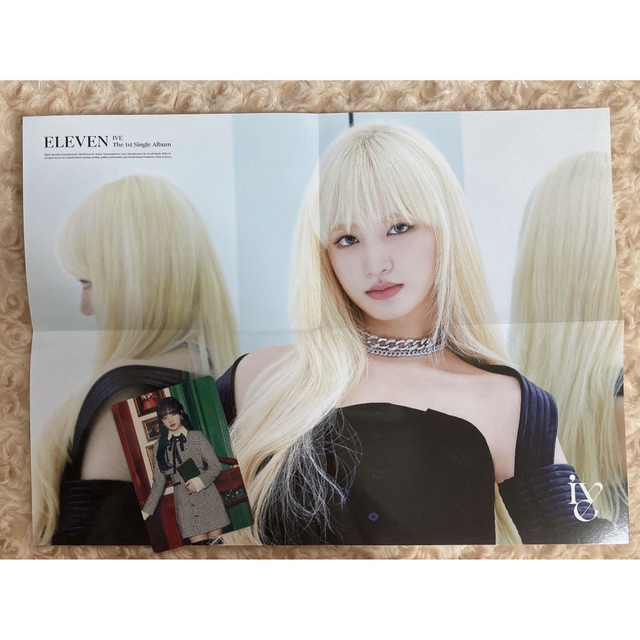 IVE リズ 制服トレカ ELEVENポスターの通販 by yui |ラクマ