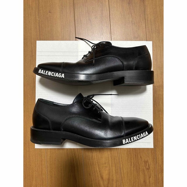 Balenciaga ロゴ入りレースアップダービーシューズ