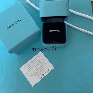 Tiffany & Co. - ティファニー　3Pダイヤバンドリング　15号