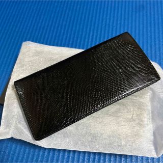 リザード　長財布　トカゲ　美品(長財布)