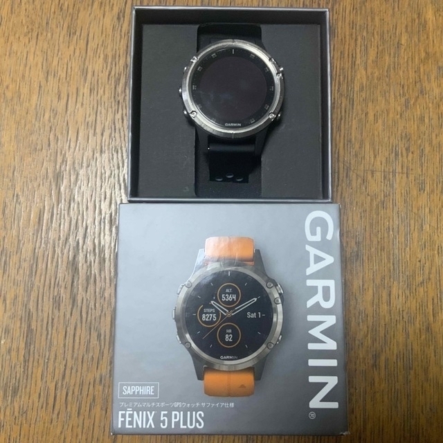 GARMIN(ガーミン)のGARMIN FENIX 5 PLUS SAPPHIRE メンズの時計(腕時計(デジタル))の商品写真