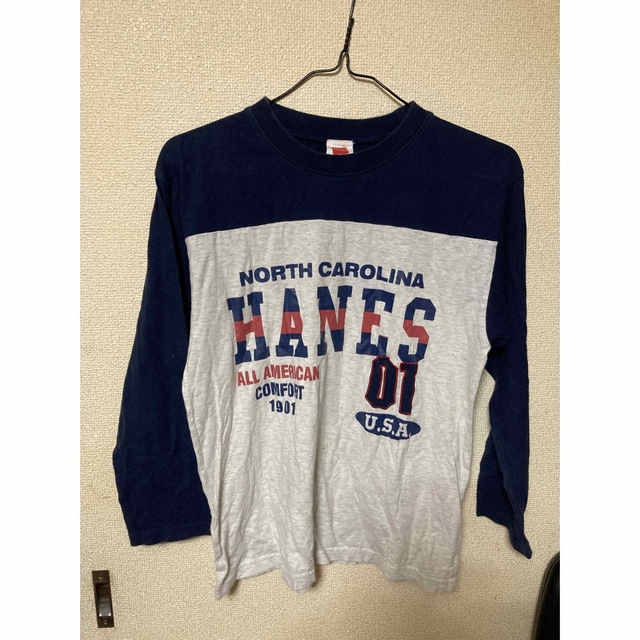 Hanes(ヘインズ)のHains ロンT 150サイズ キッズ/ベビー/マタニティのキッズ服男の子用(90cm~)(Tシャツ/カットソー)の商品写真