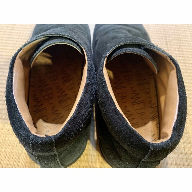 マネブMANEBU SUEDEチャッカブーツ（サイズ41）靴/シューズ