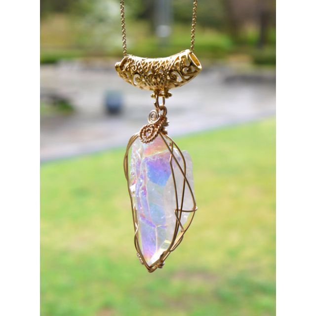 高品質 エンジェルオーラ ペンダントトップ◇の通販 by MARIA STONE