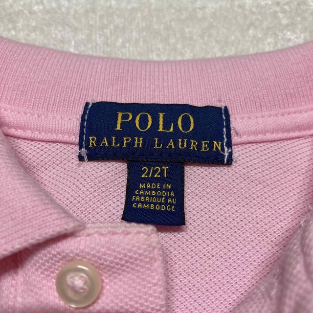 POLO RALPH LAUREN(ポロラルフローレン)のPOLOのポロシャツ キッズ/ベビー/マタニティのキッズ服女の子用(90cm~)(Tシャツ/カットソー)の商品写真