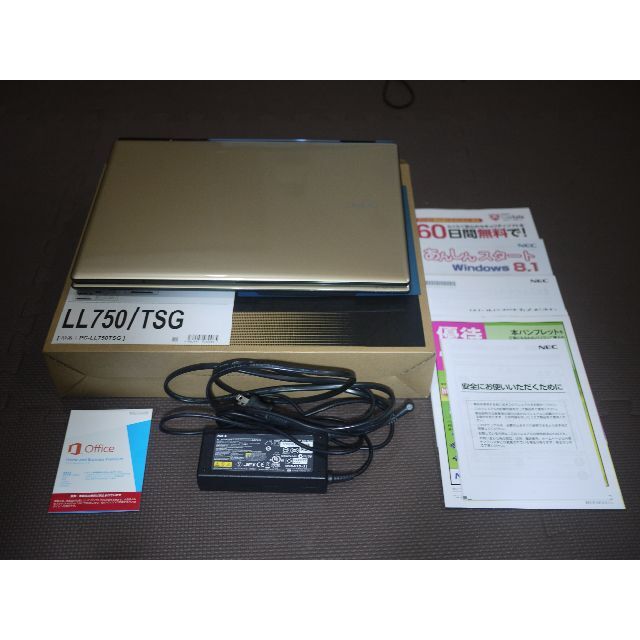 NEC PC-LL750TSG クリスタルゴールド Win10