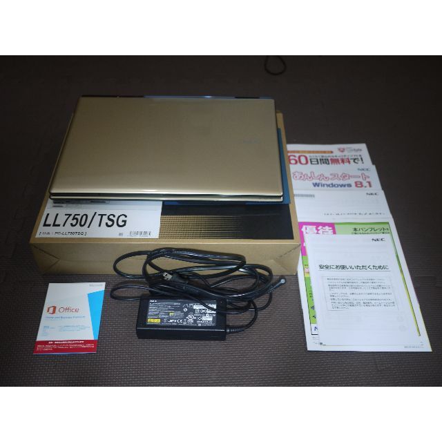 【中古】 NEC PC-LL750TSG クリスタルゴールド Win10