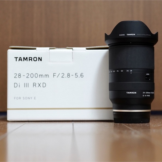 タムロン ミラーレス一眼用交換レンズ 28-200mm F 2.8-5.6 Di III RXD(ソニーEマウント用) Model:A071SF