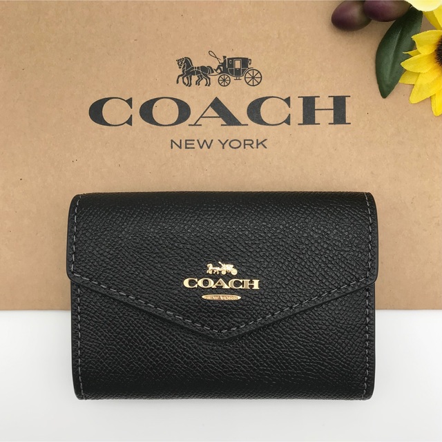 COACH ★大人気★ フラップ カードケース ブラック 名刺入れ 新品 | フリマアプリ ラクマ