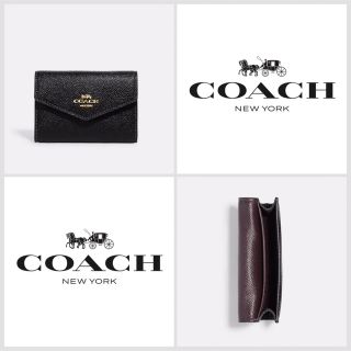 COACH 大人気！！ フラップ カードケース ダークパイン 名刺入れ 新品