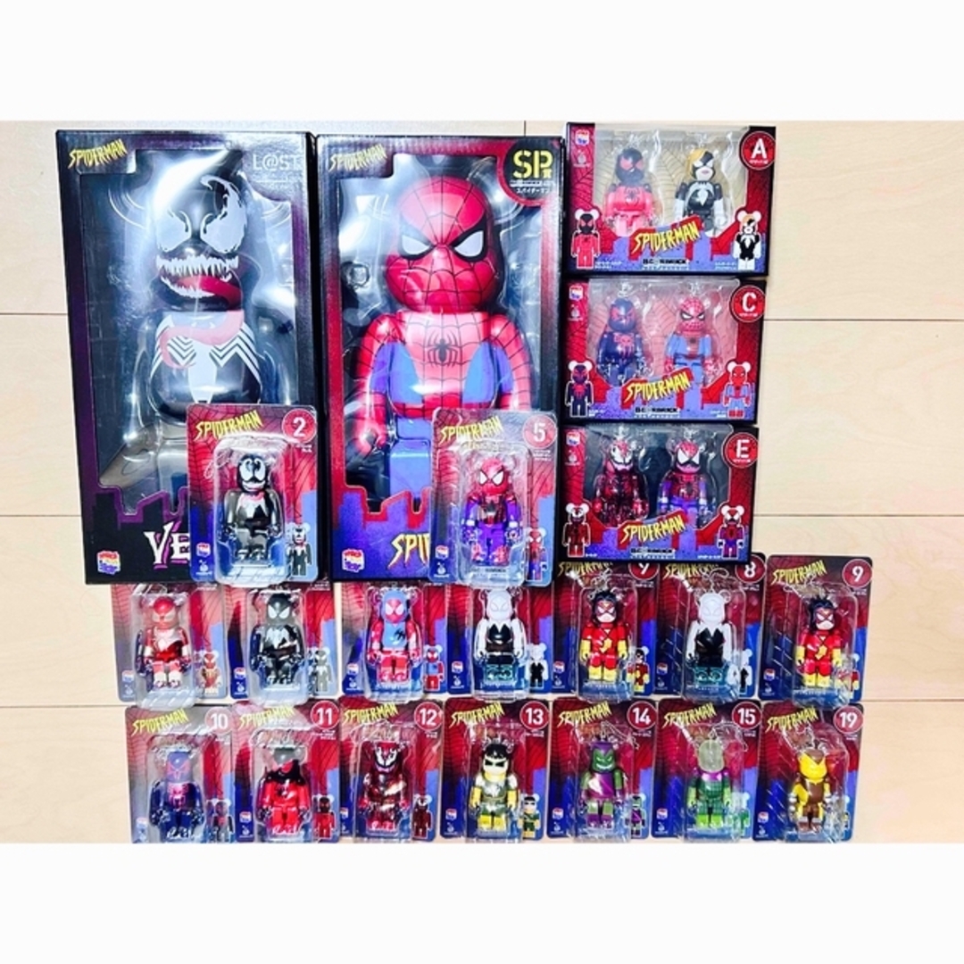 ベアブリック Be@rbrick スパイダーマンspiderman