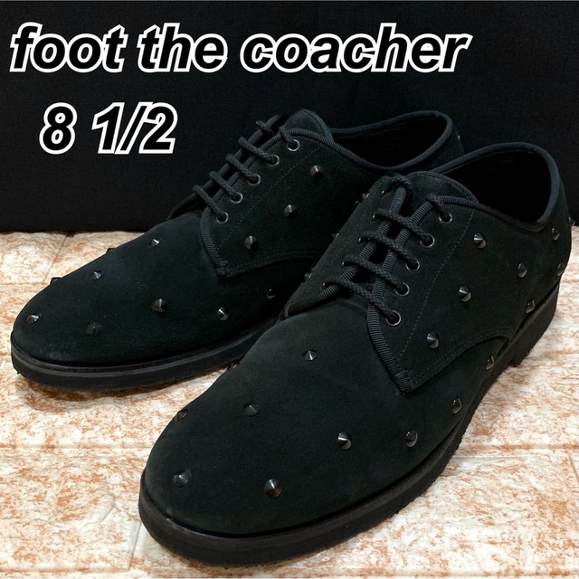 foot the coacher スタッズ スエード ドレス ビジネス