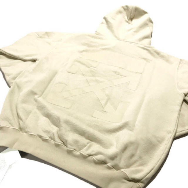 くつろぎカフェタイム 新品 OFF-WHITE オフホワイト クロスアローロゴ