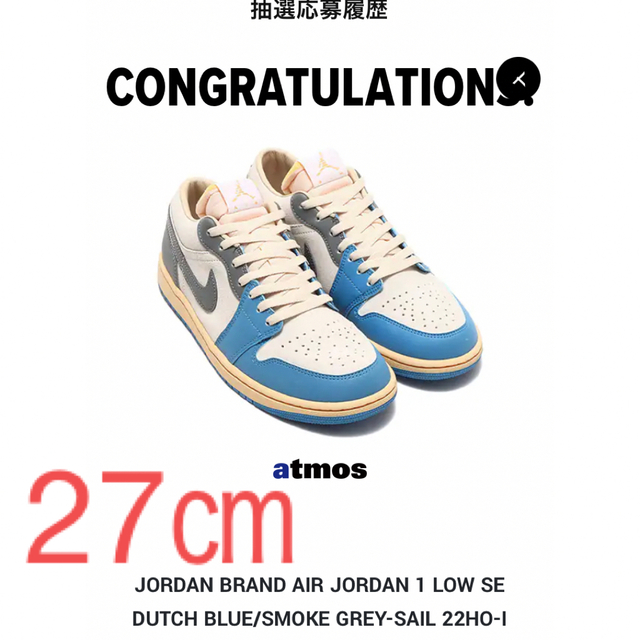 値下げ！atmos限定★NIKE Air JORDAN