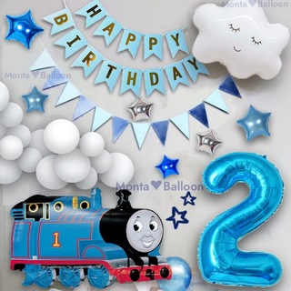 トーマス(THOMAS)の機関車 トーマス きかんしゃ バルーンセット 誕生日 子供部屋 2歳 蒸気機関車(その他)