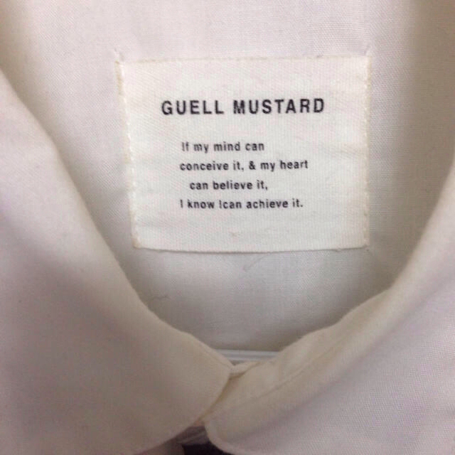 GUELL MUSTARD(グエルマスタード)のGUELL MUSTARDのシャツ レディースのトップス(シャツ/ブラウス(長袖/七分))の商品写真