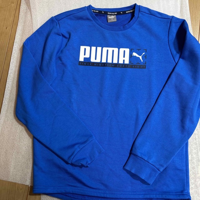 PUMA(プーマ)のプーマ　薄手トレーナー　子供　160 長袖Tシャツ キッズ/ベビー/マタニティのキッズ服男の子用(90cm~)(Tシャツ/カットソー)の商品写真