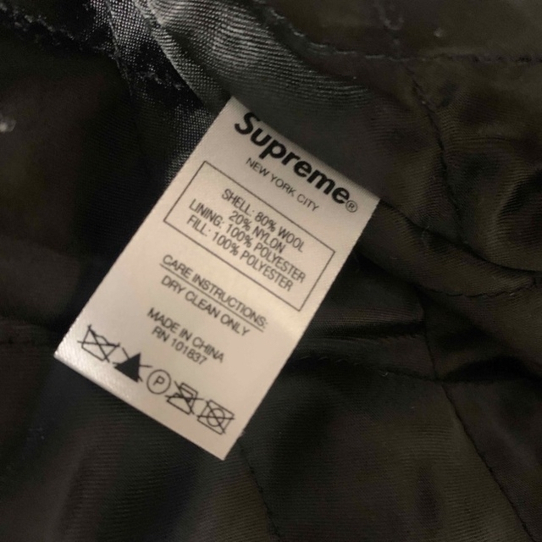 supreme delta logo versity jacket