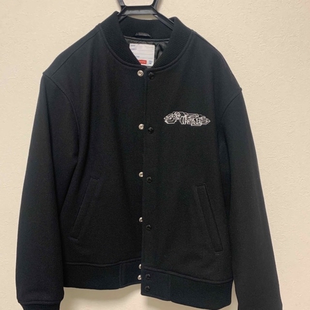 supreme delta logo versity jacket