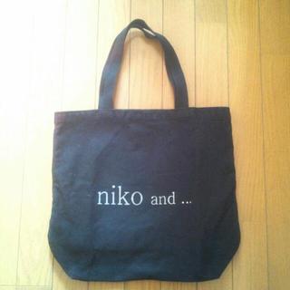 ニコアンド(niko and...)のniko and... 黒トートバッグ(トートバッグ)