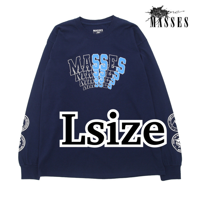 マシス　ロングスリーブTシャツ/MASSES  NAVY L 長瀬智也 キムタク