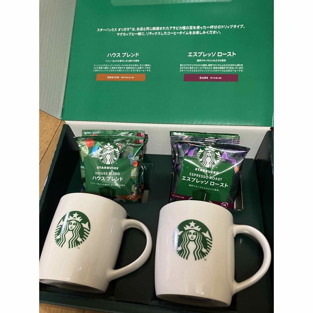 Starbucks Coffee(スターバックスコーヒー)のスターバックスマグカップ、コーヒーセット インテリア/住まい/日用品のキッチン/食器(グラス/カップ)の商品写真