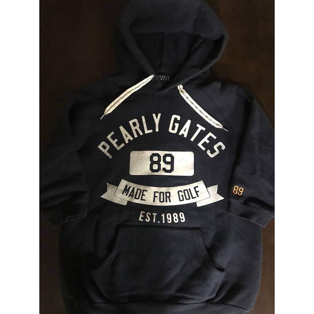 PEARLY GATES - パーリーゲイツレディース5分袖プルパーカーの通販 by