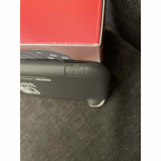 Nintendo Switch(ニンテンドースイッチ)のSwitch Lite スイッチ　ライト　本体　純正充電器　グレー　 エンタメ/ホビーのゲームソフト/ゲーム機本体(家庭用ゲーム機本体)の商品写真