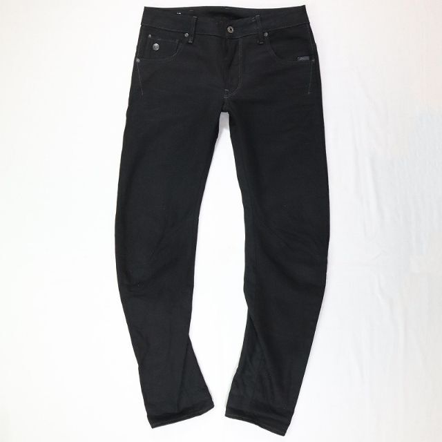 G-STAR RAW(ジースター)のジースターロゥ ARC 3D SLIM ブラックスリムストレートジーンズ W30 メンズのパンツ(デニム/ジーンズ)の商品写真