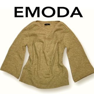 エモダ(EMODA)のEMODA エモダ ニット セーター フレアスリーブ ギャル ルーズ 秋 冬 春(ニット/セーター)