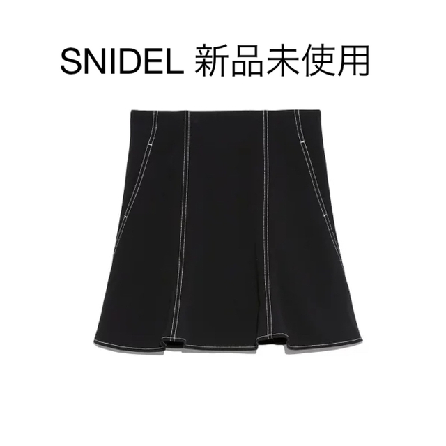 SNIDEL Sustainableヘムフレアミニスカショーパン