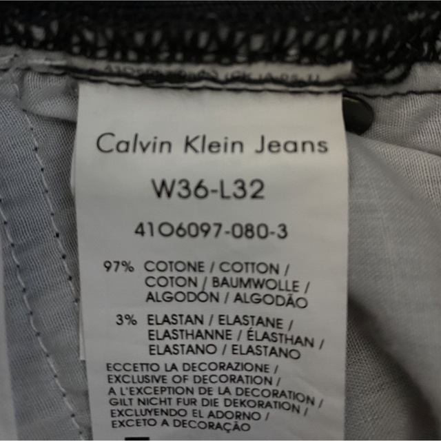 Calvin Klein(カルバンクライン)のカルバンクライン パンツ メンズ 36 新品 未使用 メンズのパンツ(デニム/ジーンズ)の商品写真