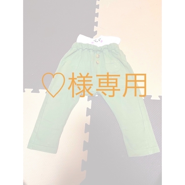 GU(ジーユー)のGU×しなぷしゅ　90サイズ　長ズボン キッズ/ベビー/マタニティのキッズ服女の子用(90cm~)(パンツ/スパッツ)の商品写真