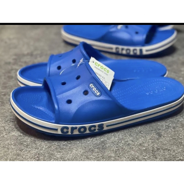 crocs(クロックス)のクロックス バヤバンド スライド ブルー系 ブライトコバルト　25cm メンズの靴/シューズ(サンダル)の商品写真