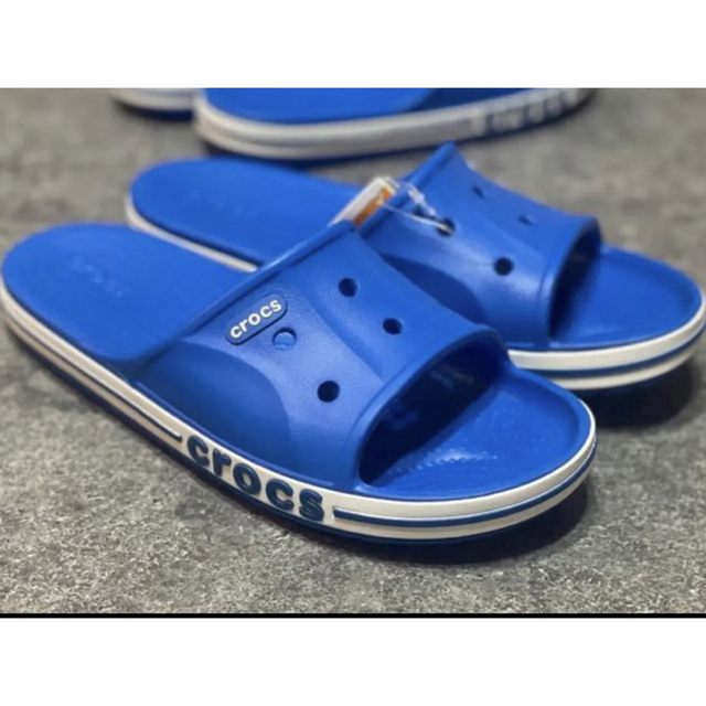 crocs(クロックス)のクロックス バヤバンド スライド ブルー系 ブライトコバルト　25cm メンズの靴/シューズ(サンダル)の商品写真