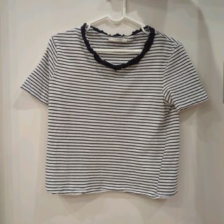 ザラ(ZARA)の【ZARA】ボーダーTシャツ(Tシャツ(半袖/袖なし))