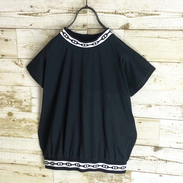 絶賛 HERMES Tシャツ エルメス エルメス シェーヌダンクル 刺繍ロゴ