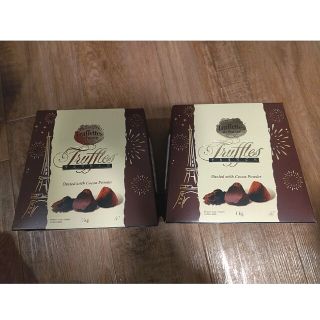 コストコ(コストコ)のコストコ #17256 COCOA DUSTED TRUFFLES 1kg×2(菓子/デザート)