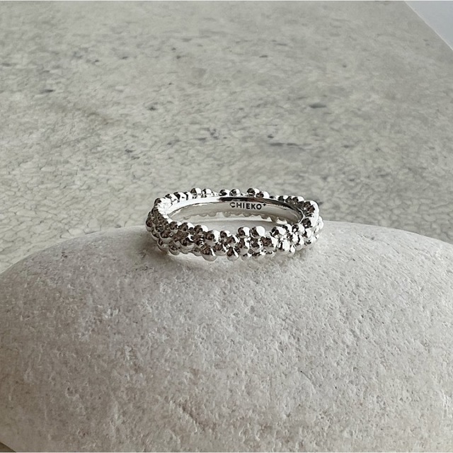 DEUXIEME CLASSE(ドゥーズィエムクラス)の☆CHIEKO+☆ caviar ring † silver  レディースのアクセサリー(リング(指輪))の商品写真